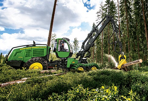 JOHN DEERE forest machinery – harvester 1270G 